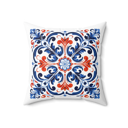 Traditional Portuguese Tile Inspired Pillow - Bring Portugal Home