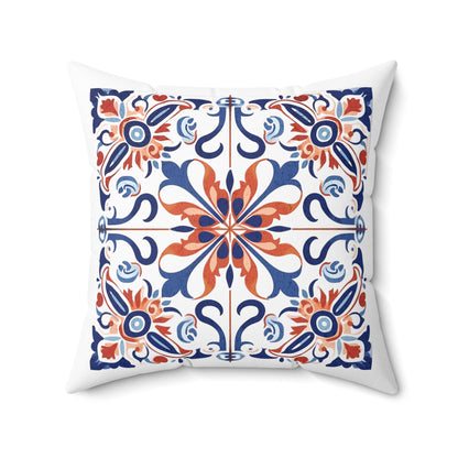 Portuguese Tile Design Pillow - Add a Touch of Portugal to Your Home