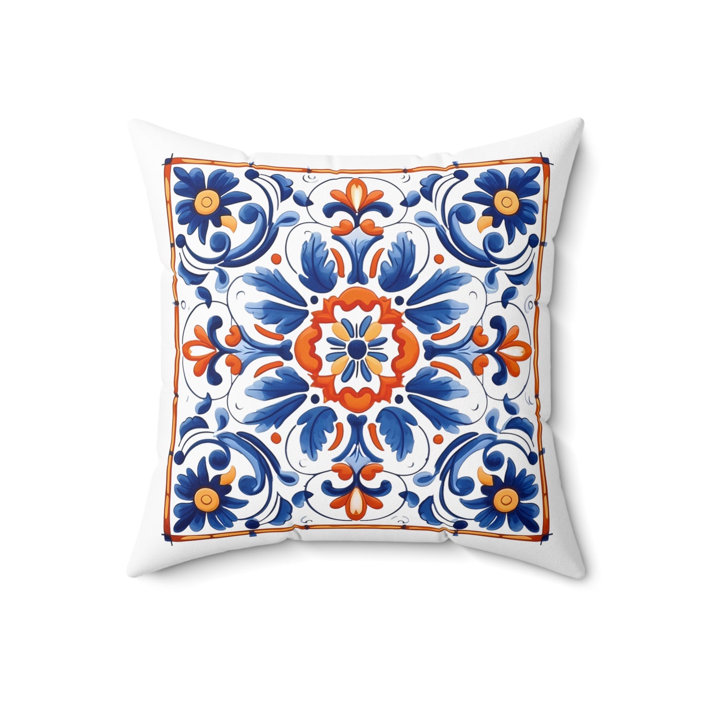 Timeless Tile Design Pillow - Embrace Portuguese Elegance