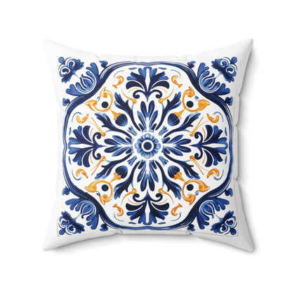 Timeless Traditional Portuguese Tile Design Pillow - Bring the Essence of Portugal Home