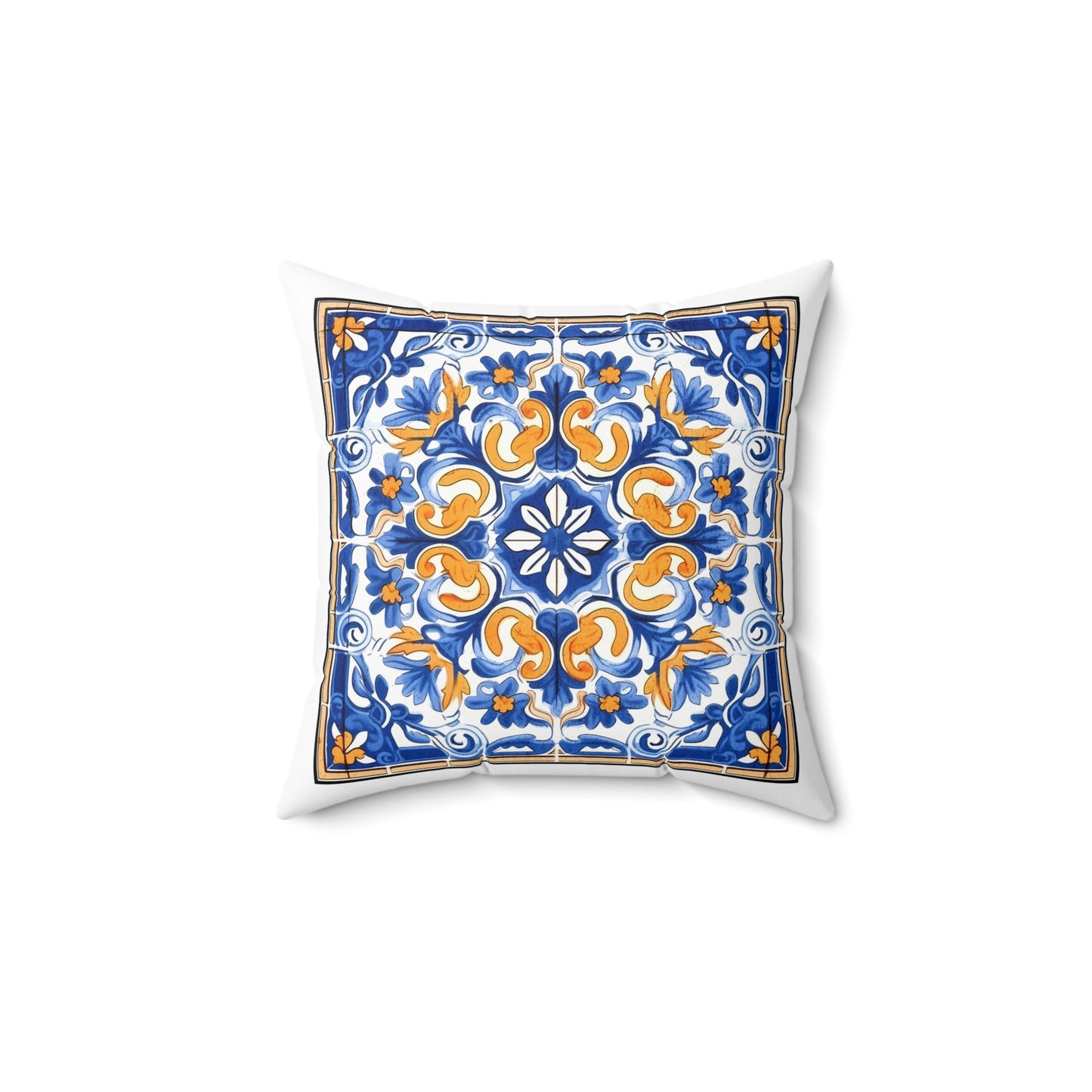 Timeless Tile Design Pillow - Embrace Portuguese Elegance