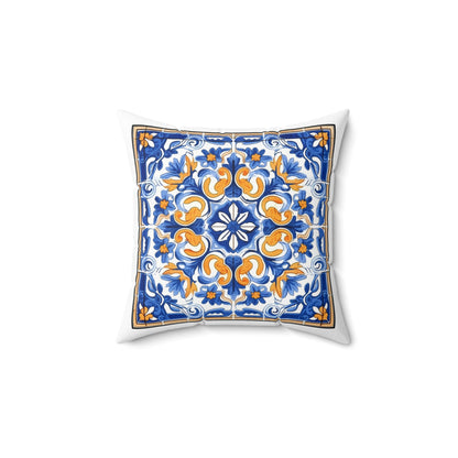 Timeless Tile Design Pillow - Embrace Portuguese Elegance