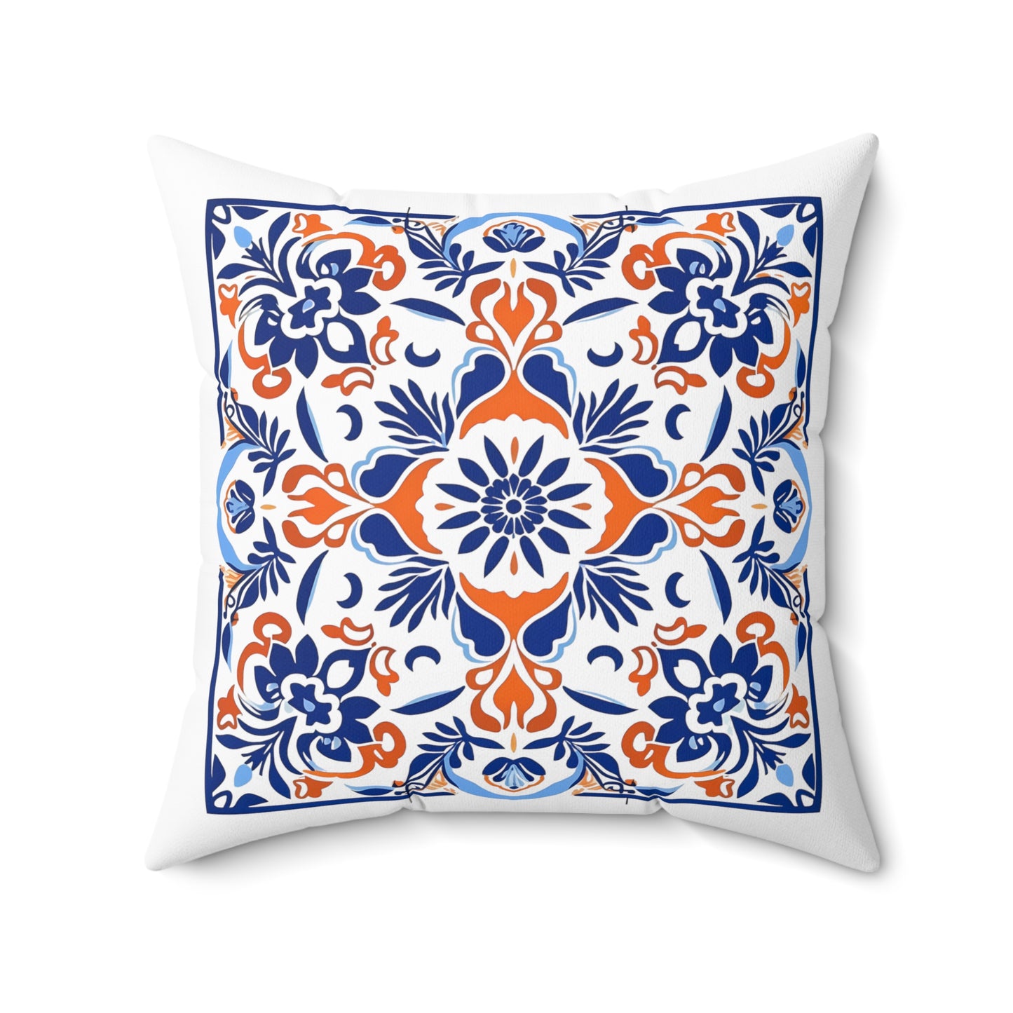 Timeless Tile Design Pillow - Embrace Portuguese Elegance