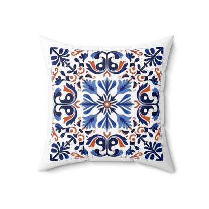 Traditional Portuguese Tile Inspired Pillow - Bring Portugal Home