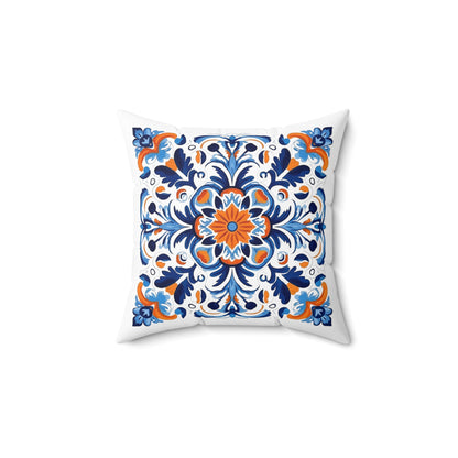 Traditional Portuguese Tile Inspired Pillow - Bring Portugal Home