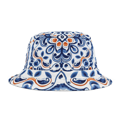 Portuguese Tiles Bucket Hat - Stylish and Unique Design - Bucket Hat (AOP)