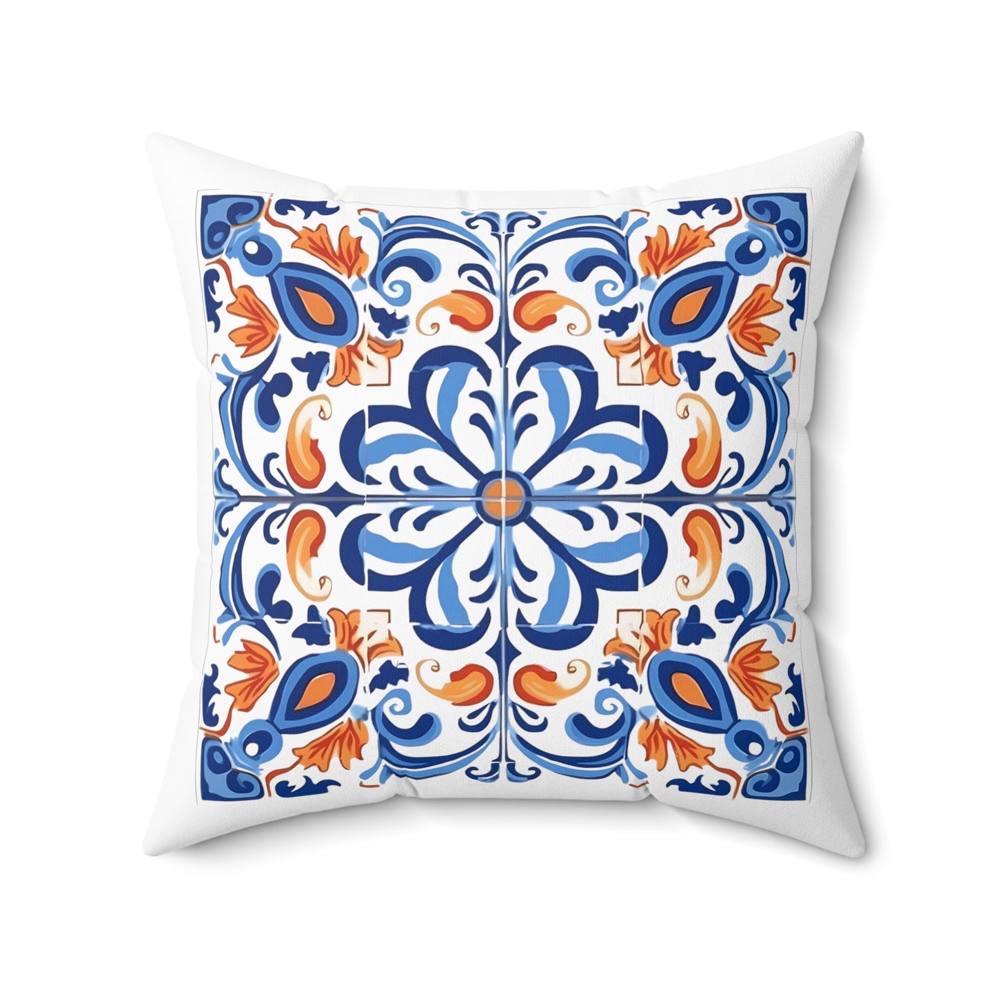 Traditional Portuguese Tile Inspired Pillow - Bring Portugal Home