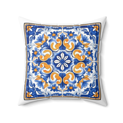 Timeless Tile Design Pillow - Embrace Portuguese Elegance