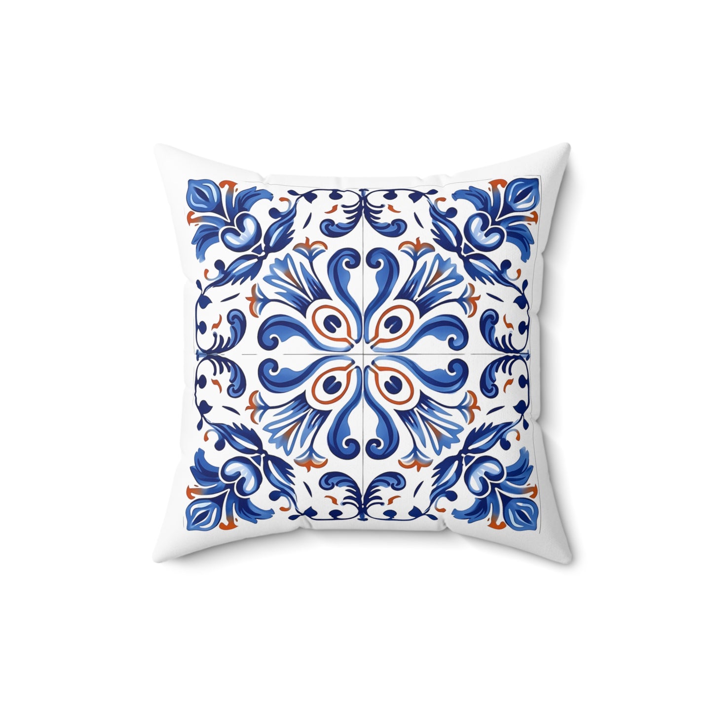 Elegant Portuguese Tile Design Pillow - Bring the Beauty of Portugal Home