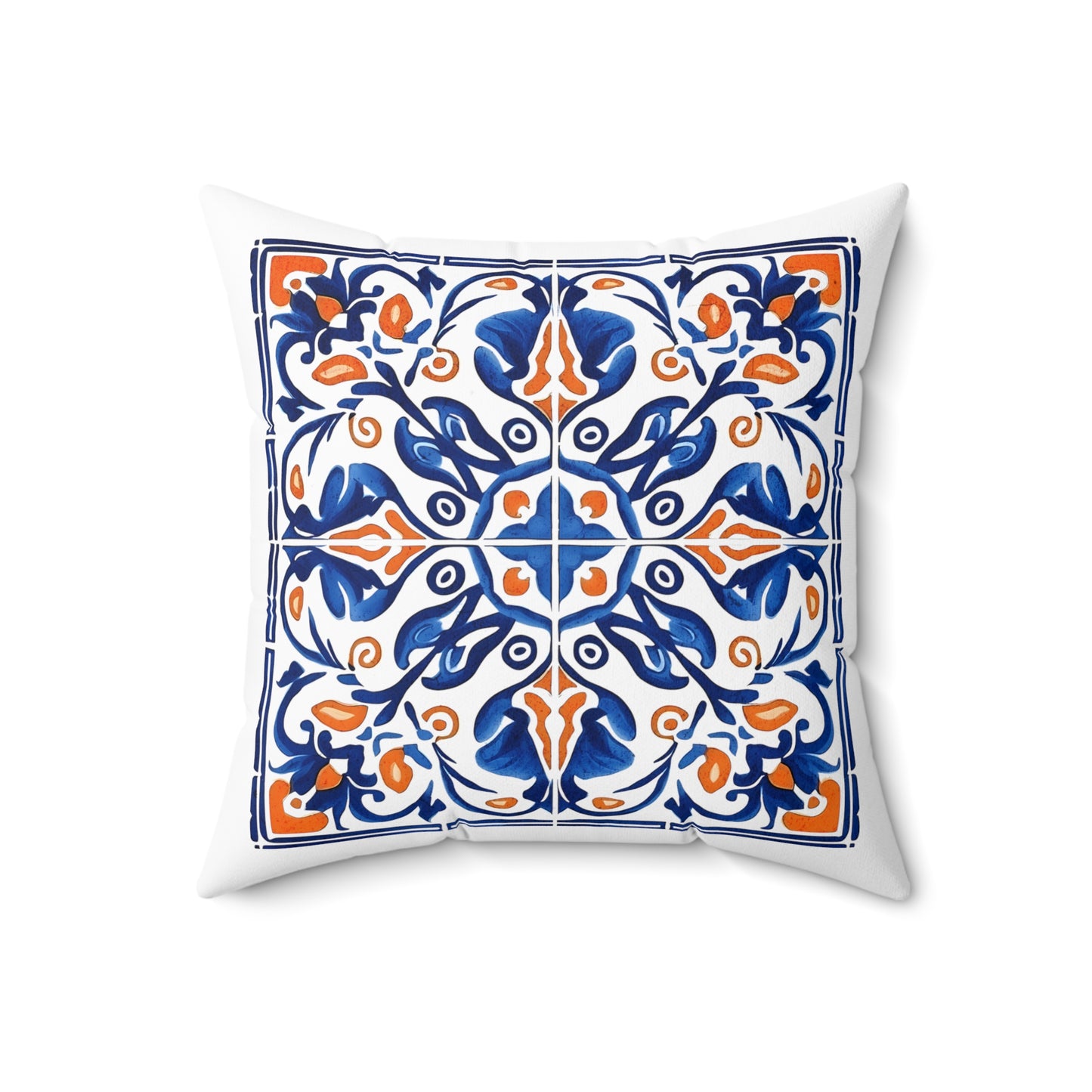 Traditional Portuguese Tile Inspired Pillow - Bring Portugal Home