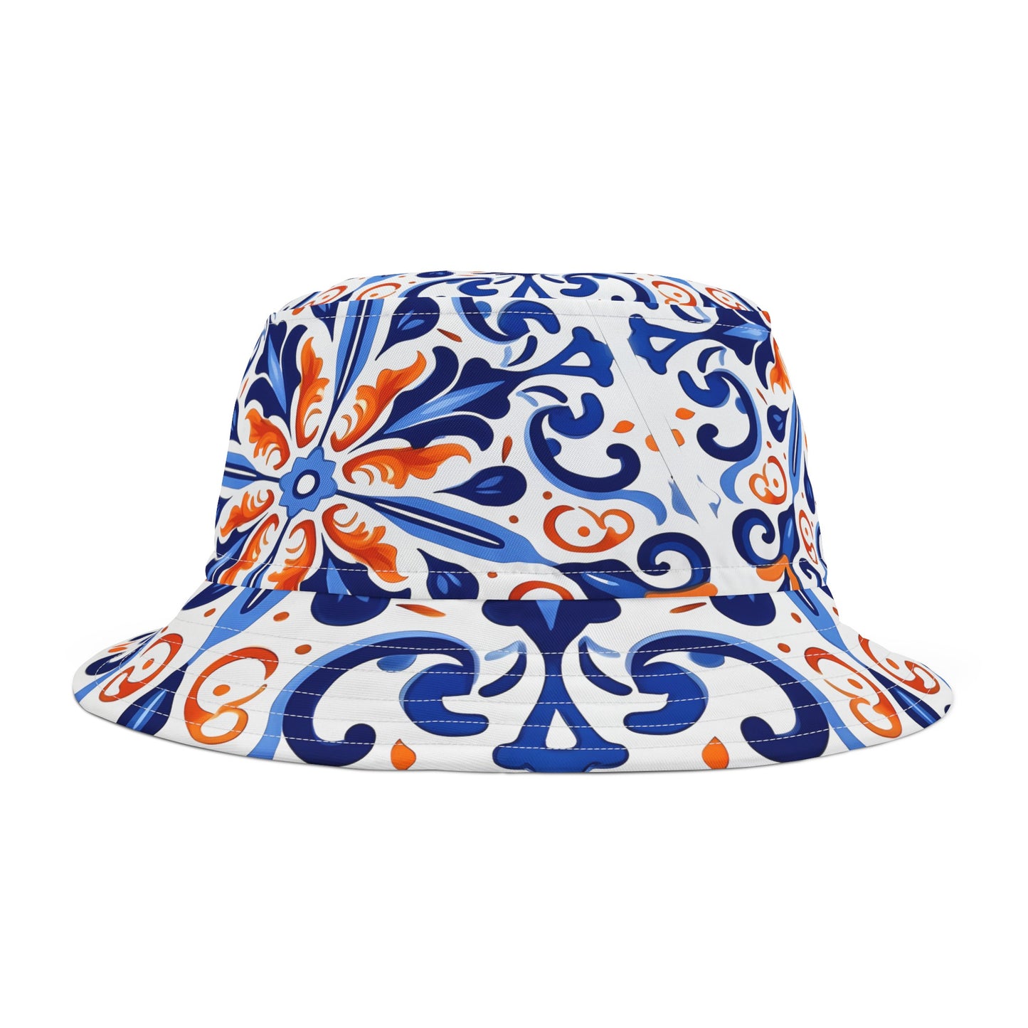 Portuguese Tiles Bucket Hat - Stylish and Unique Design - Bucket Hat (AOP)