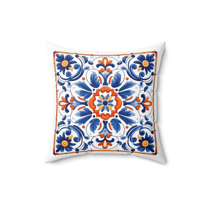 Timeless Tile Design Pillow - Embrace Portuguese Elegance