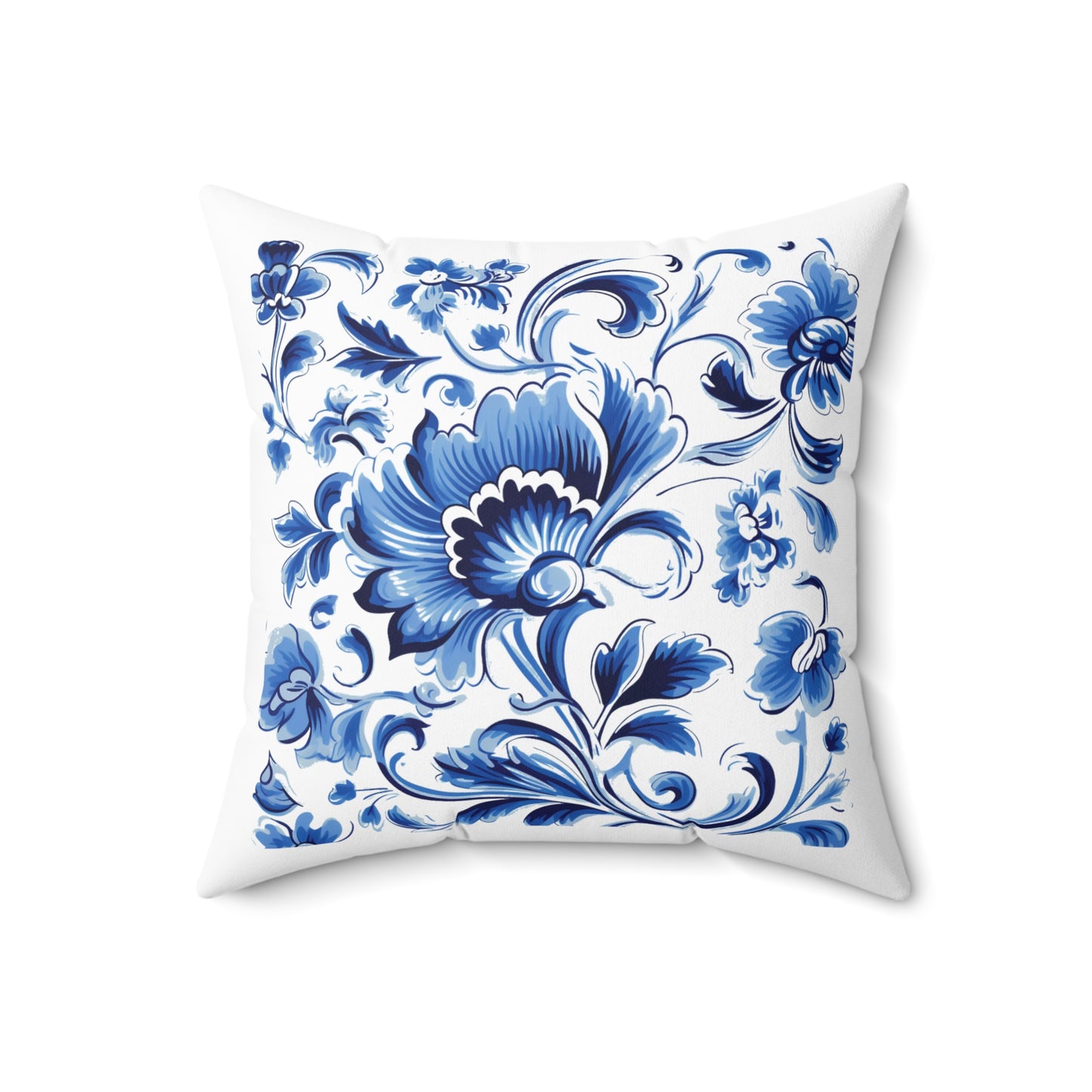 Portuguese Heritage Tile Pillow - Add Cultural Elegance to Your Home