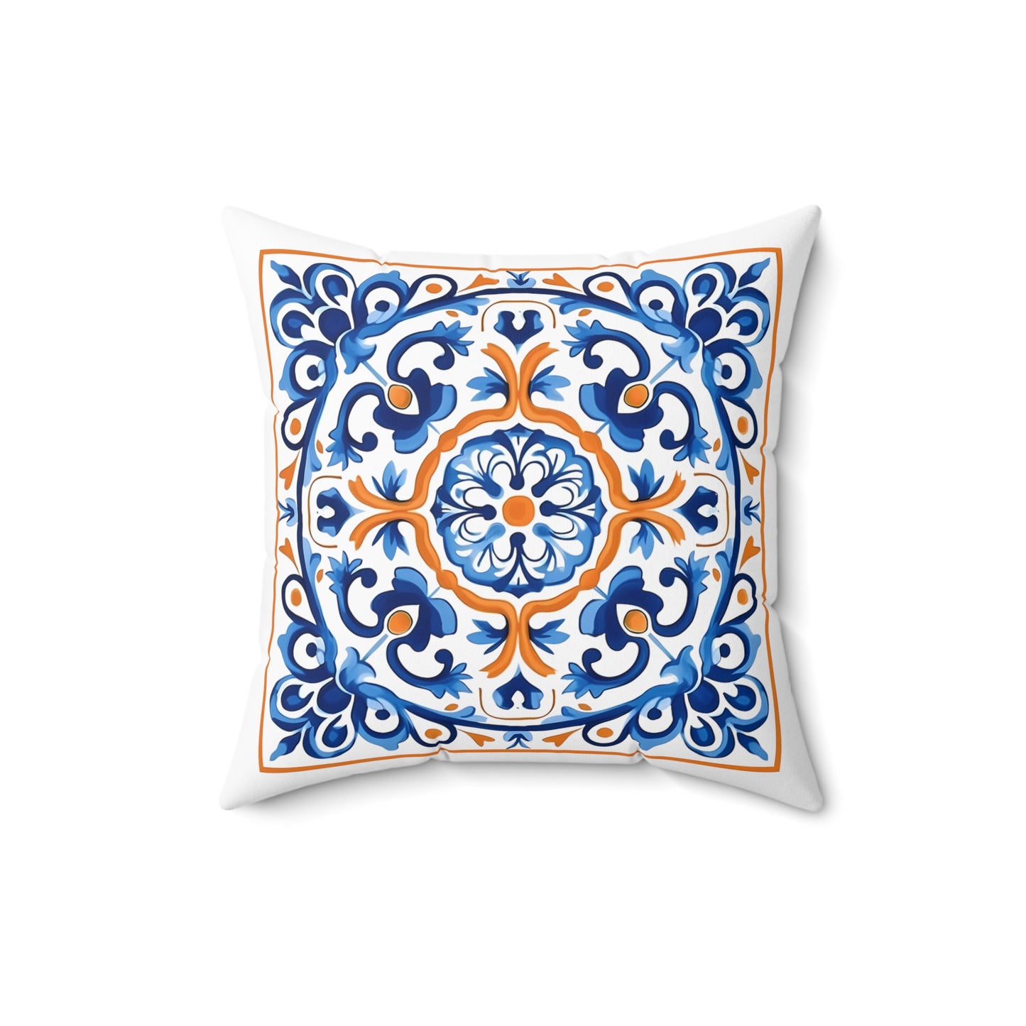 Traditional Portuguese Tile Inspired Pillow - Bring Portugal Home