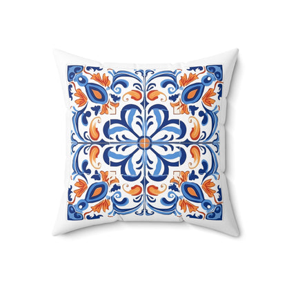 Traditional Portuguese Tile Inspired Pillow - Bring Portugal Home