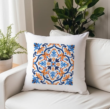 Timeless Tile Design Pillow - Embrace Portuguese Elegance