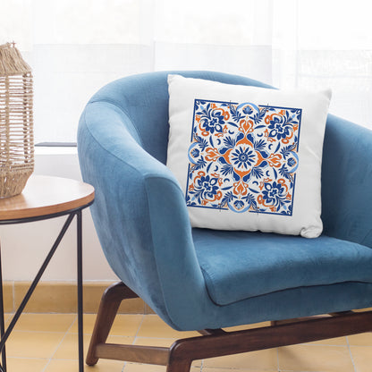 Timeless Tile Design Pillow - Embrace Portuguese Elegance