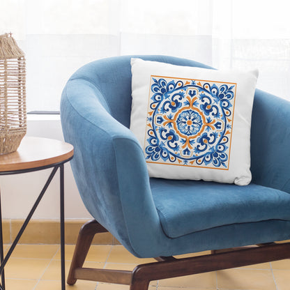 Traditional Portuguese Tile Inspired Pillow - Bring Portugal Home