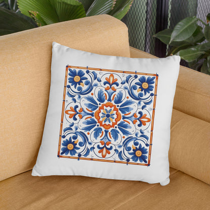 Timeless Tile Design Pillow - Embrace Portuguese Elegance