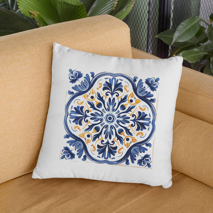 Timeless Traditional Portuguese Tile Design Pillow - Bring the Essence of Portugal Home