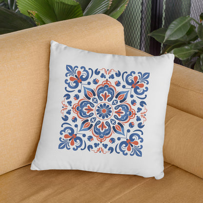 Traditional Portuguese Tile Inspired Pillow - Bring Portugal Home