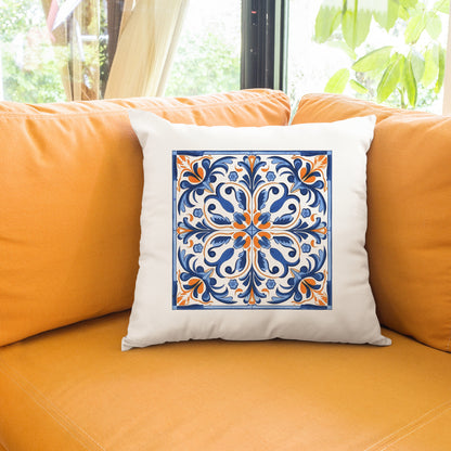 Traditional Portuguese Tile Inspired Pillow - Bring Portugal Home