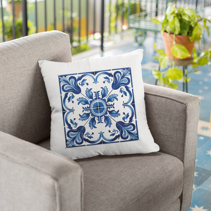 Portuguese Mosaic Tile Pillow - Add a Touch of Portugal to Your Home