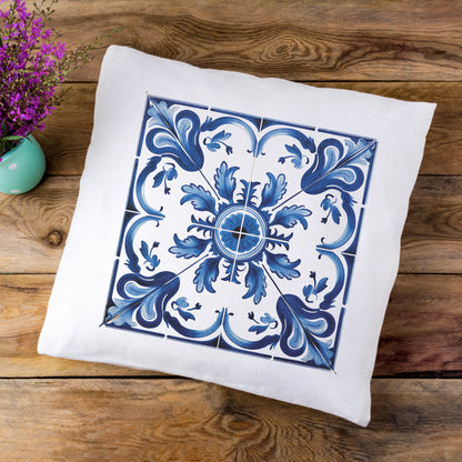 Portuguese Mosaic Tile Pillow - Add a Touch of Portugal to Your Home