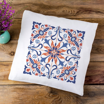 Portuguese Tile Design Pillow - Add a Touch of Portugal to Your Home