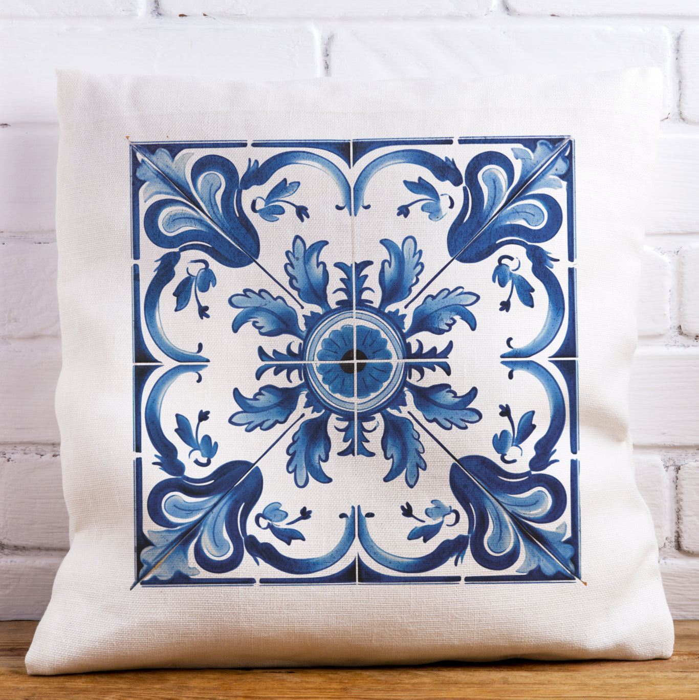 Portuguese Mosaic Tile Pillow - Add a Touch of Portugal to Your Home