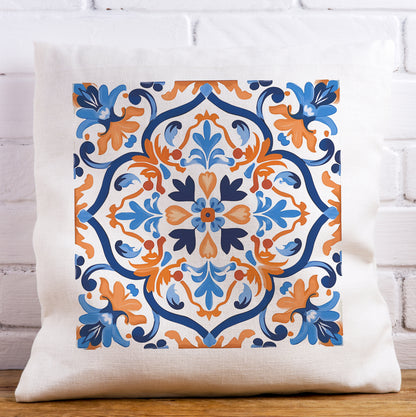 Timeless Tile Design Pillow - Embrace Portuguese Elegance