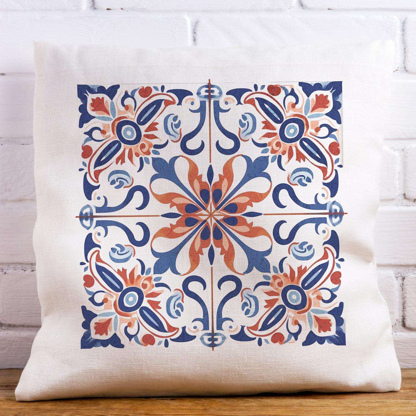 Portuguese Tile Design Pillow - Add a Touch of Portugal to Your Home