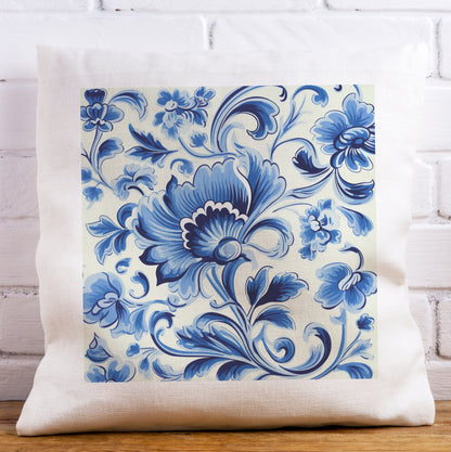 Portuguese Heritage Tile Pillow - Add Cultural Elegance to Your Home