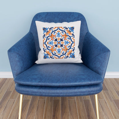 Timeless Tile Design Pillow - Embrace Portuguese Elegance