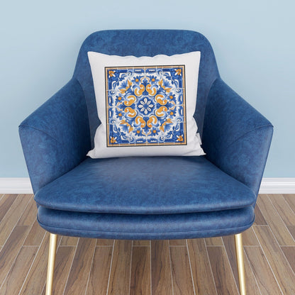 Timeless Tile Design Pillow - Embrace Portuguese Elegance