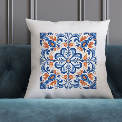 Traditional Portuguese Tile Inspired Pillow - Bring Portugal Home