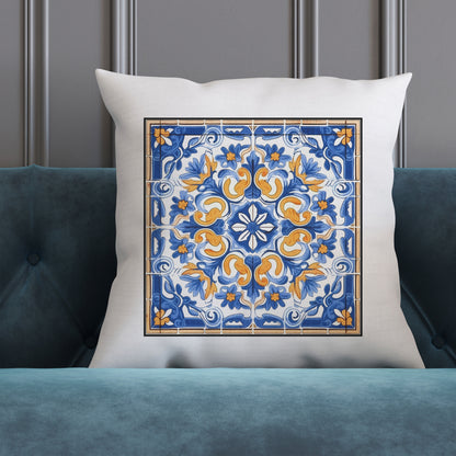 Timeless Tile Design Pillow - Embrace Portuguese Elegance