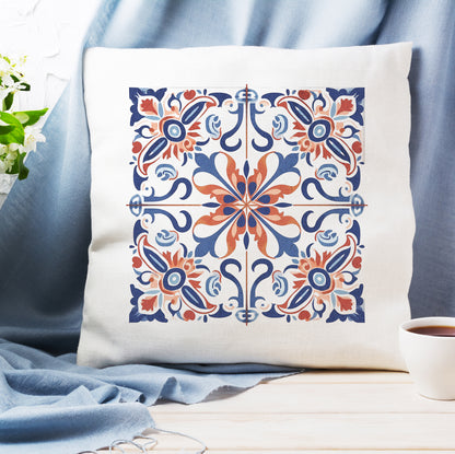 Portuguese Tile Design Pillow - Add a Touch of Portugal to Your Home