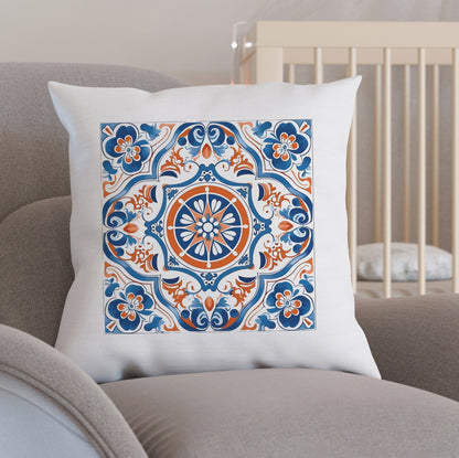 Traditional Portuguese Tile Inspired Pillow - Bring Portugal Home