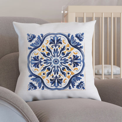 Timeless Traditional Portuguese Tile Design Pillow - Bring the Essence of Portugal Home