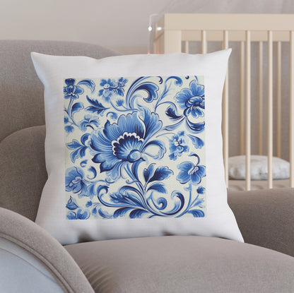 Portuguese Heritage Tile Pillow - Add Cultural Elegance to Your Home