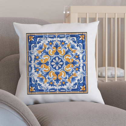 Timeless Tile Design Pillow - Embrace Portuguese Elegance