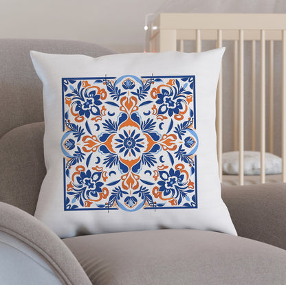 Timeless Tile Design Pillow - Embrace Portuguese Elegance