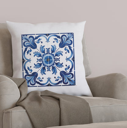 Portuguese Mosaic Tile Pillow - Add a Touch of Portugal to Your Home