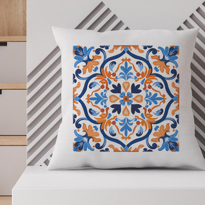 Timeless Tile Design Pillow - Embrace Portuguese Elegance