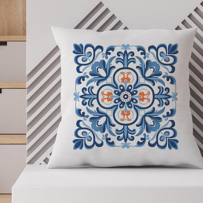 Traditional Portuguese Tile Inspired Pillow - Bring Portugal Home