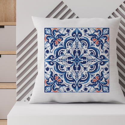 Timeless Tile Design Pillow - Embrace Portuguese Elegance