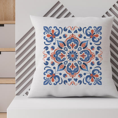 Traditional Portuguese Tile Inspired Pillow - Bring Portugal Home