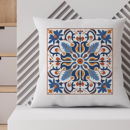 Traditional Portuguese Tile Inspired Pillow - Bring Portugal Home