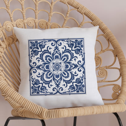 Traditional Portuguese Tile Inspired Pillow - Bring Portugal Home